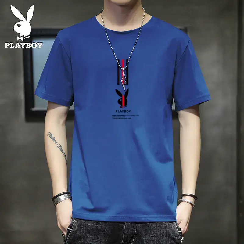 Men Orange Printed Round Neck T-Shirt with Graphic Design - Image 8
