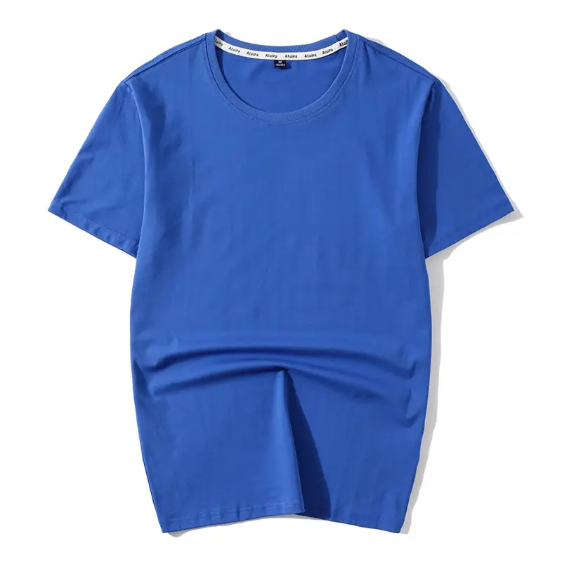 Large Size Men's Ice Cool Cotton T-Shirt Black - Image 5