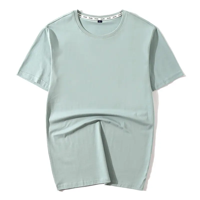 Large Size Men's Ice Cool Cotton T-Shirt Black - Image 6