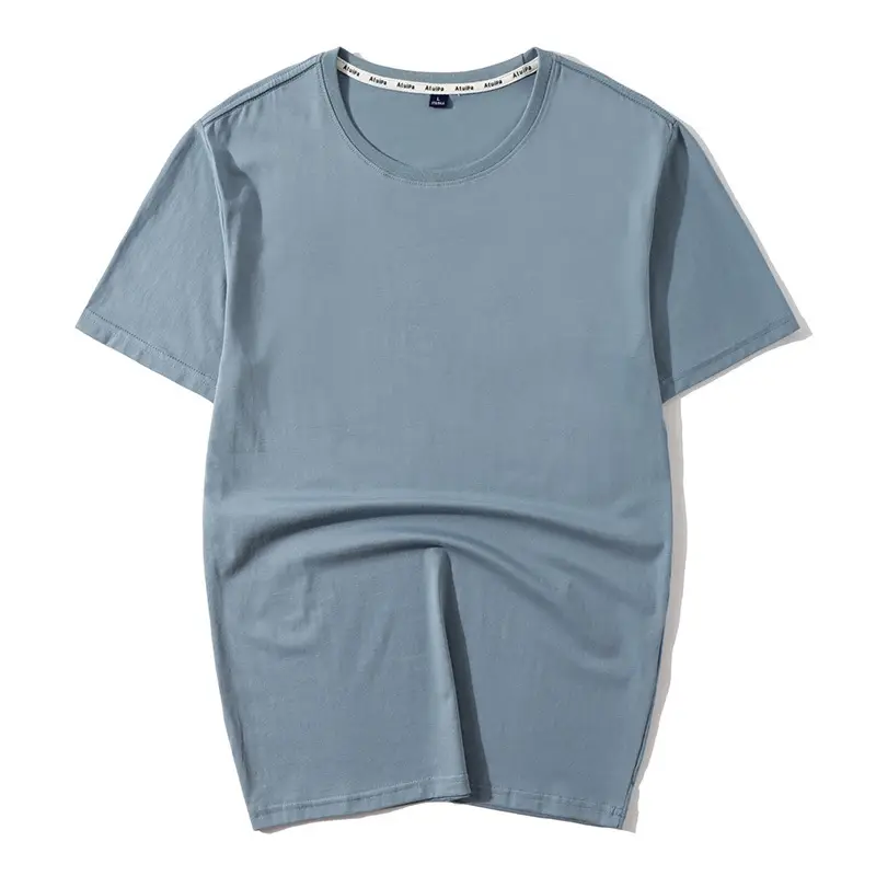 Large Size Men's Ice Cool Cotton T-Shirt Black - Image 8