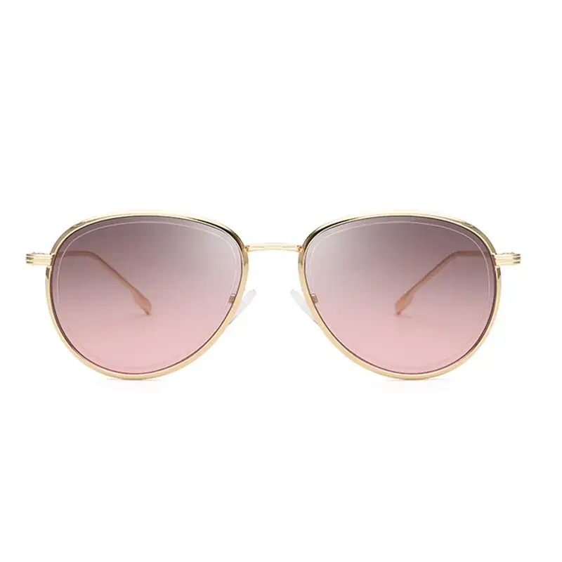 2019 New Metal Goggles Marine Lenses Women Sunglasses - Image 5