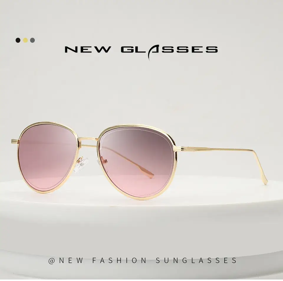 2019 New Metal Goggles Marine Lenses Women Sunglasses — feature 1