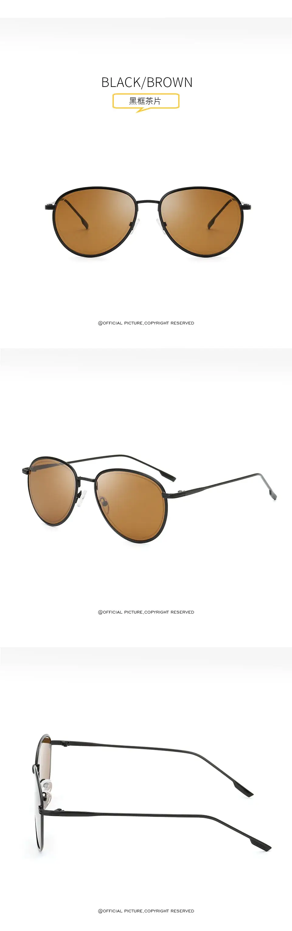 2019 New Metal Goggles Marine Lenses Women Sunglasses — feature 9