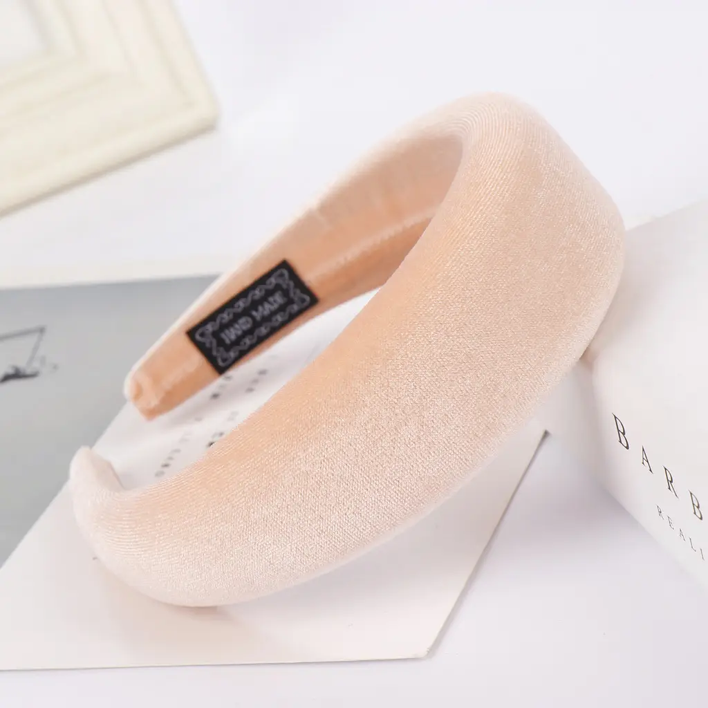 Pink Sponge Ring Headband with Flannel Cap - Image 4