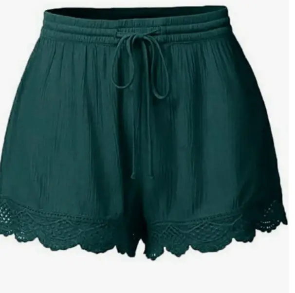 2025 Summer Lace-Up Shorts Women Large - Image 7