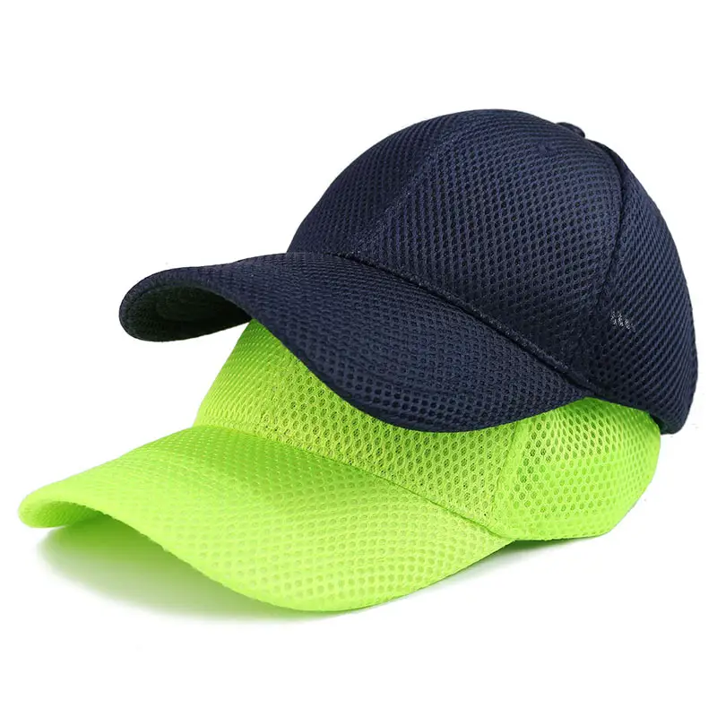 Men's Mesh Sun Hat Black Beige Adjustable - Image 10