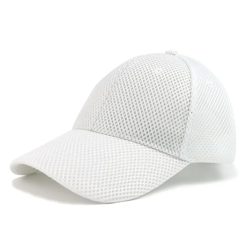 Men's Mesh Sun Hat Black Beige Adjustable - Image 2
