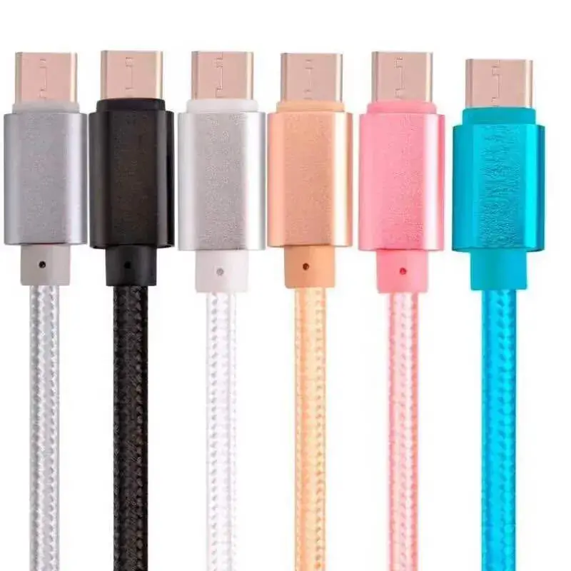 Nylon Braided Fast Charging Mobile Data Cable - Image 2