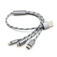 Nylon Braided Fast Charging Mobile Data Cable — feature 1