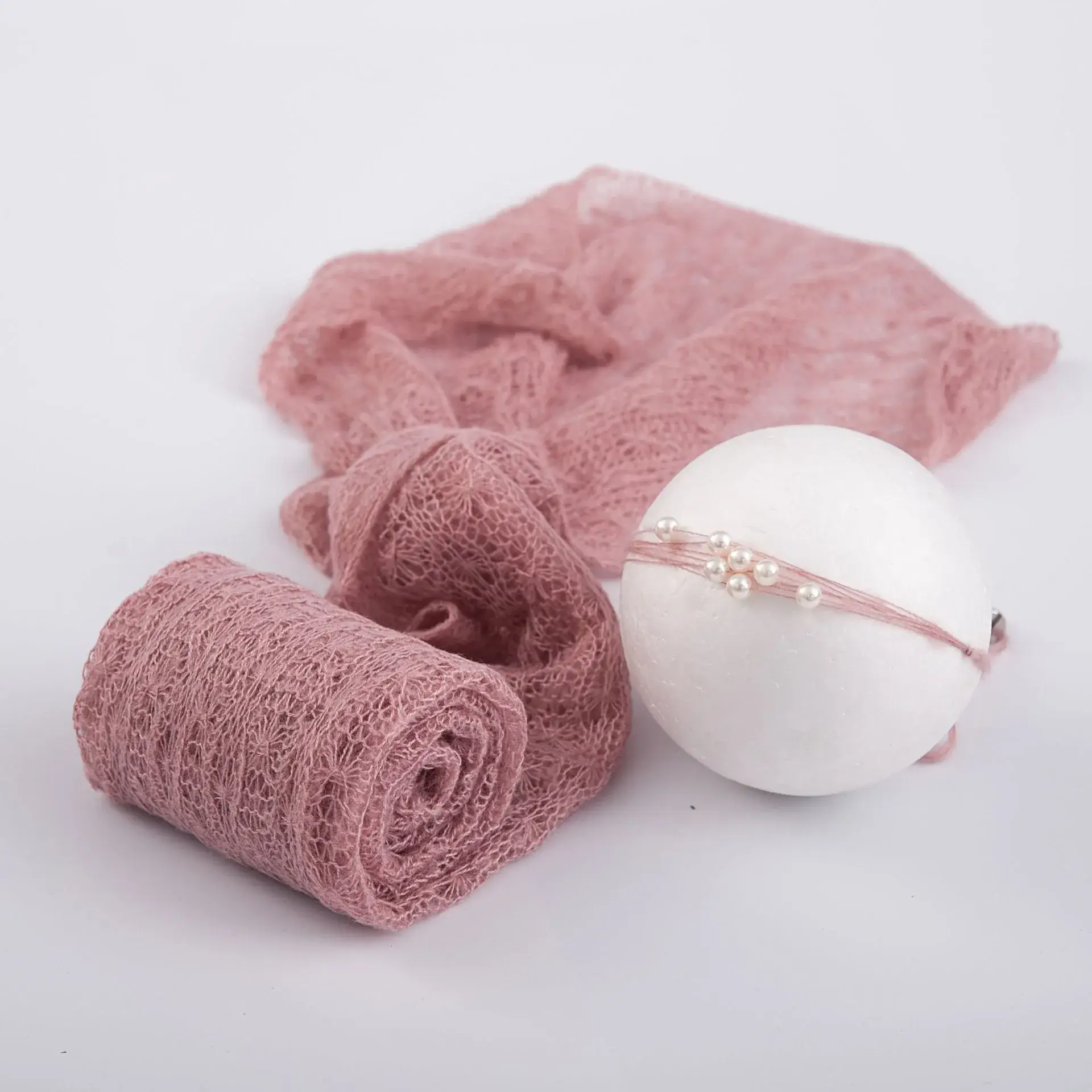 Newborn Wrapped Bath Mat Heart Shaped Baby Bath Set - Image 8