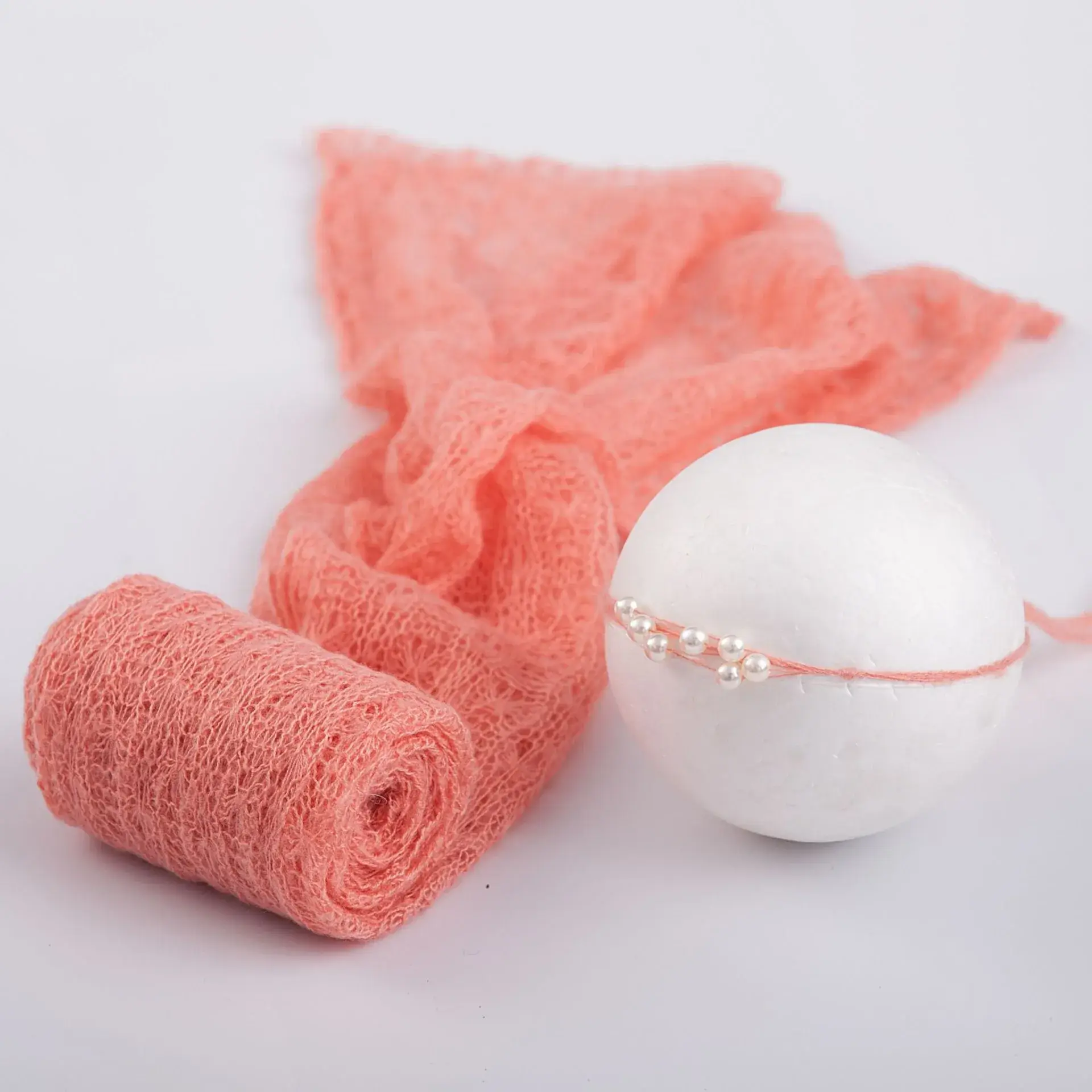 Newborn Wrapped Bath Mat Heart Shaped Baby Bath Set - Image 4