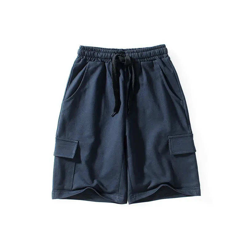 Children's Gray Cargo Shorts Large Summer Pants - Image 2
