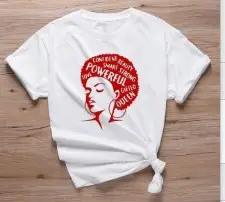 Confident Beauty T-Shirt with Smart Letter Design Grey - Image 12