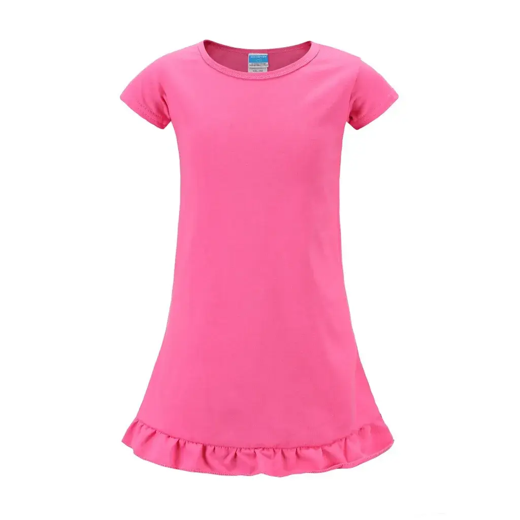 Children's Pink Ruffled Skirt T-Shirt OC1210 - Image 6