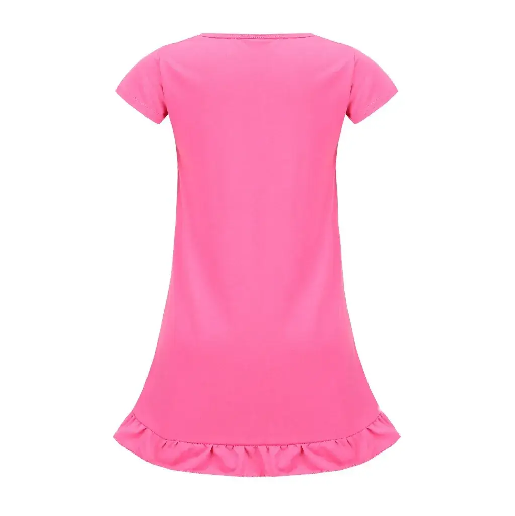 Children's Pink Ruffled Skirt T-Shirt OC1210 - Image 7