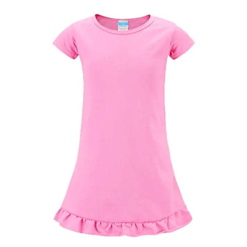 Children's Pink Ruffled Skirt T-Shirt OC1210 — feature 3