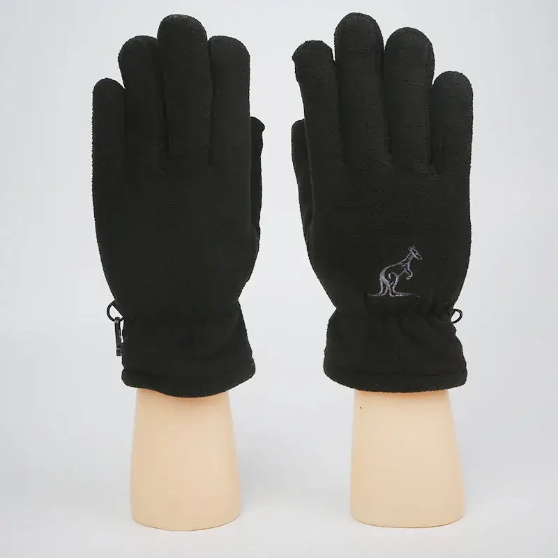 Winter Ski Gloves Black Non-Slip Warm Winter Hiking Motorcycle - Image 3