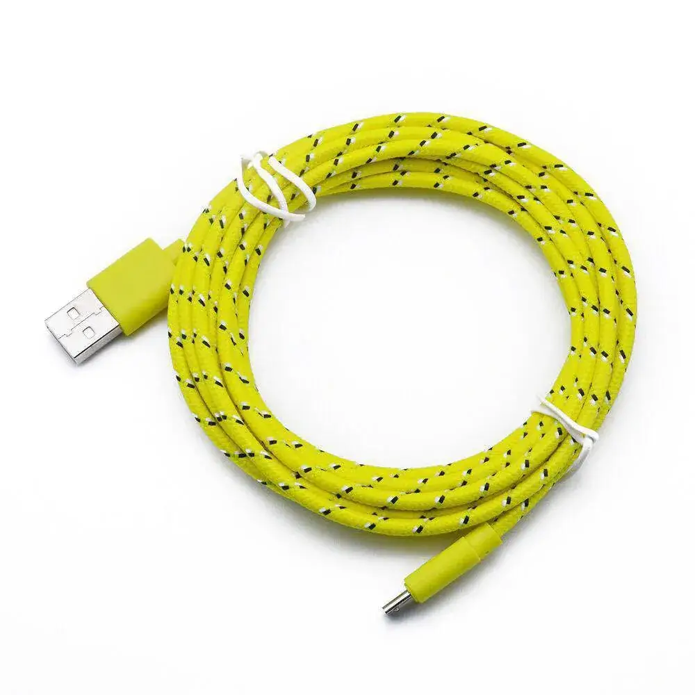 10 Color Nylon Braid Data Cable 1-3m - Image 5