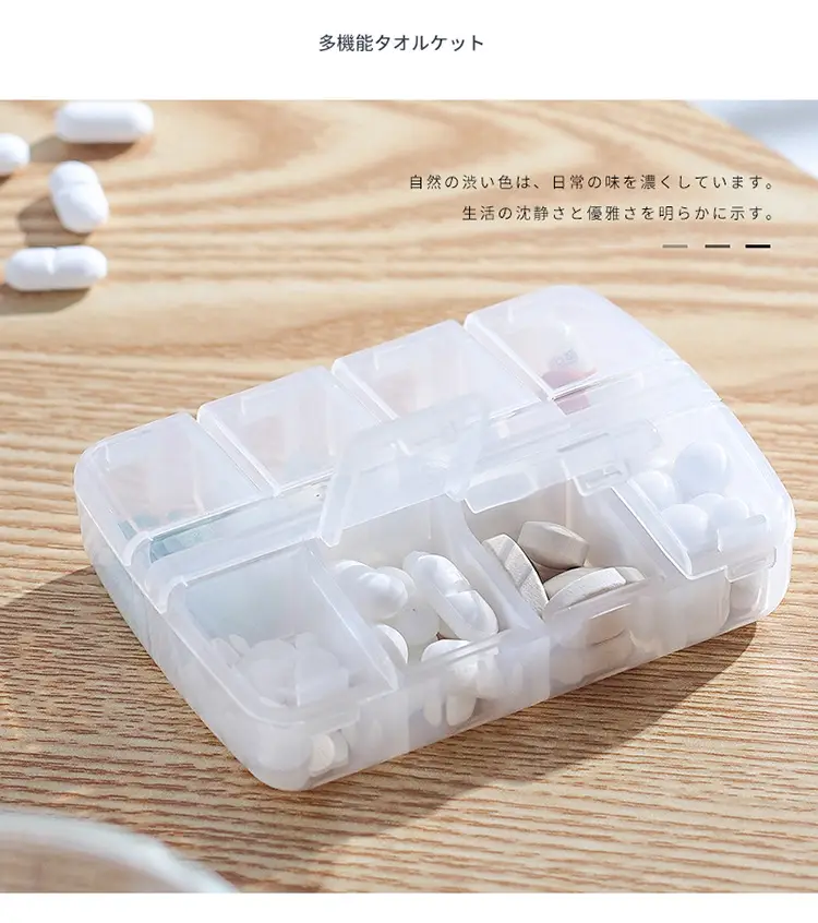 Portable Mini Medicine Box One Week Packing — feature 14