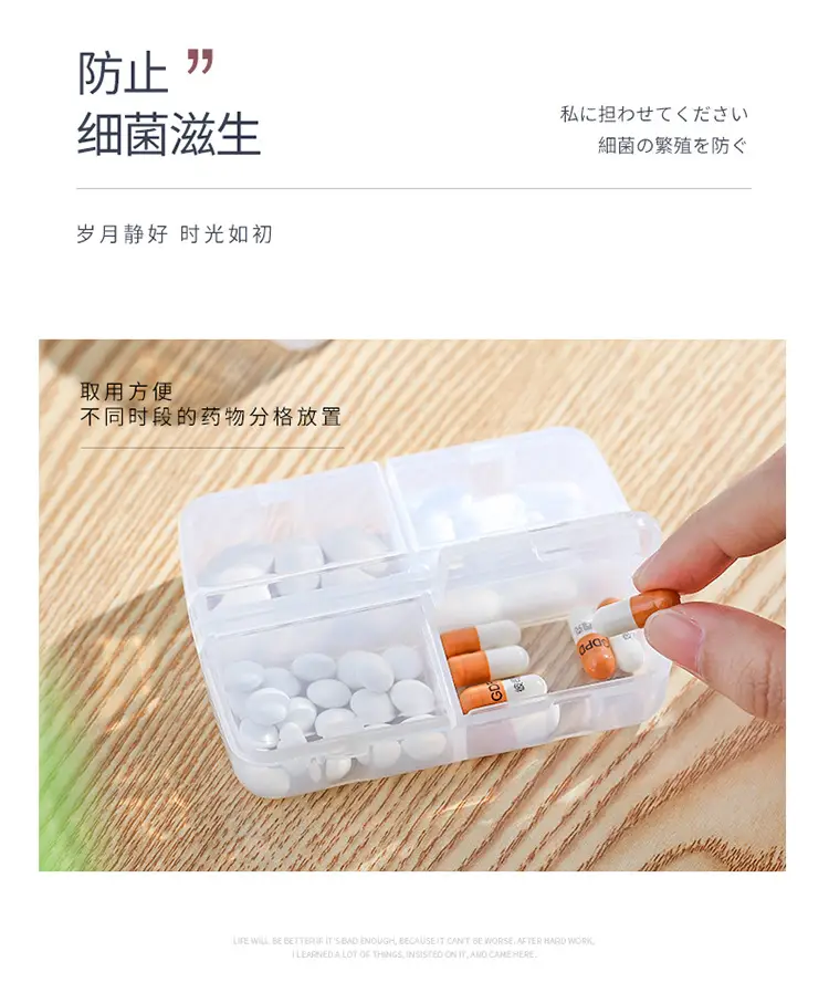 Portable Mini Medicine Box One Week Packing — feature 15