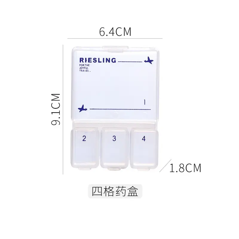 Portable Mini Medicine Box One Week Packing - Image 4