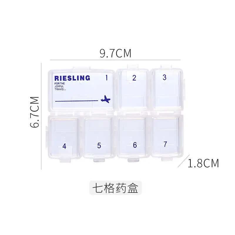 Portable Mini Medicine Box One Week Packing - Image 6