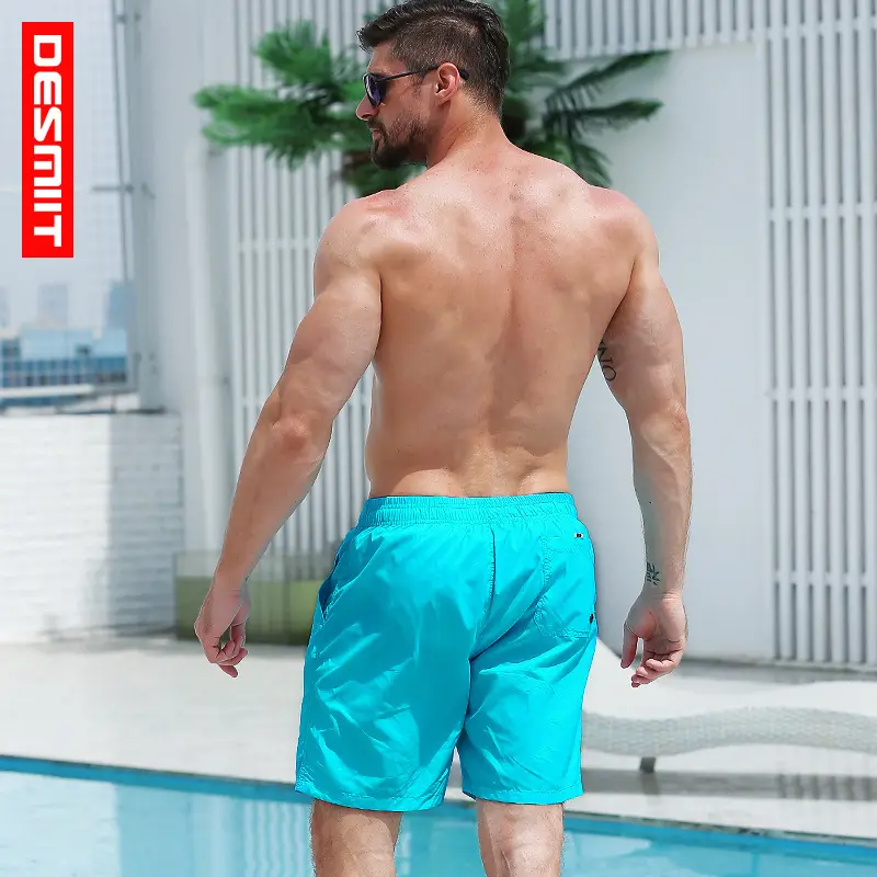 Men's Blue Four Point Beach Shorts S8910 - Image 8