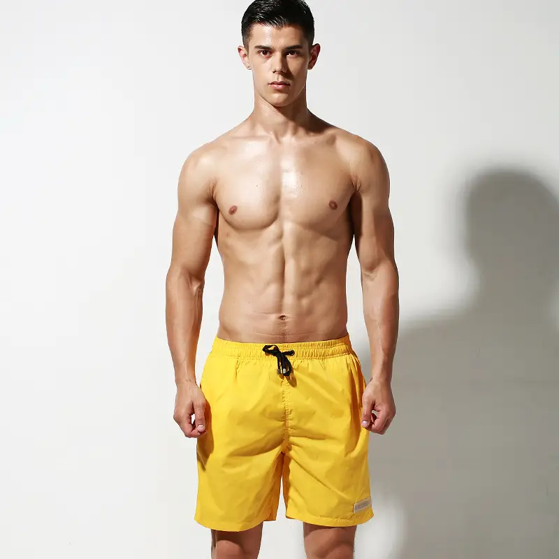Men's Blue Four Point Beach Shorts S8910 - Image 4