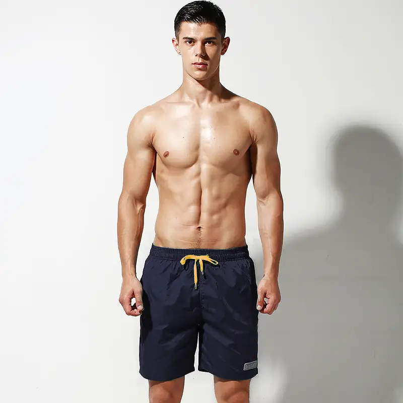 Men's Blue Four Point Beach Shorts S8910 - Image 5