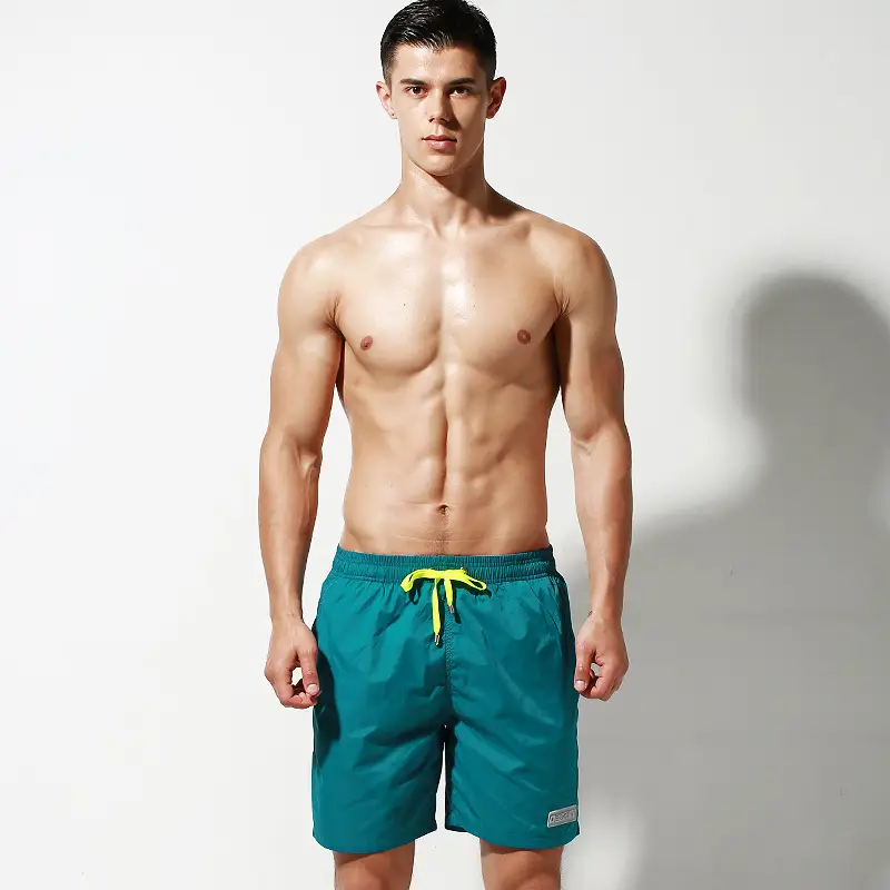 Men's Blue Four Point Beach Shorts S8910 - Image 6