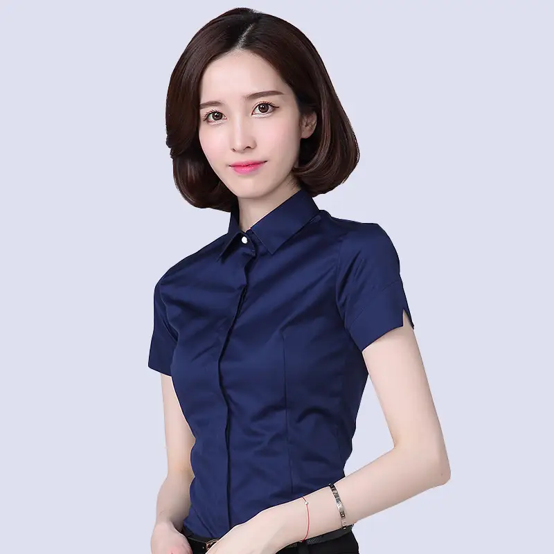 White Slim Fit Korean Style Shirt D2-706 - Image 5