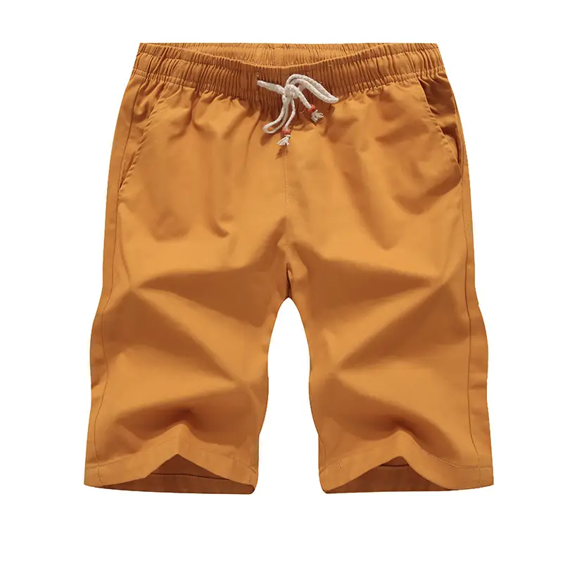 Men Cotton Casual Shorts Navy Blue Loose Fit - Image 12