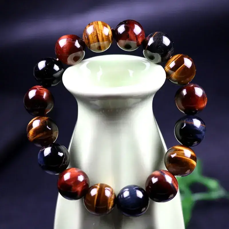 Natural Tiger Eye Bracelet for Men Women - Image 4