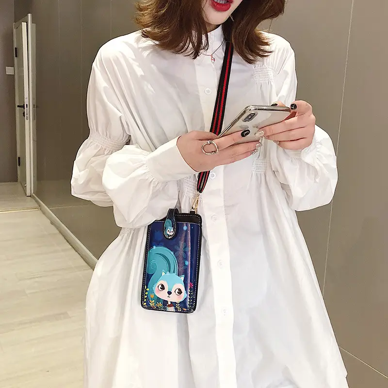 Retro Fox Print Crossbody Bag for Women - Image 6