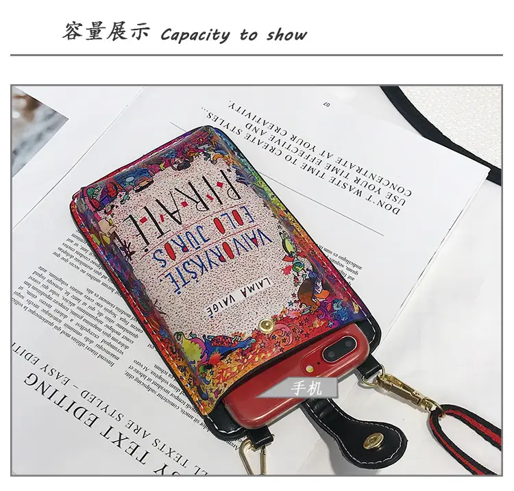 Retro Fox Print Crossbody Bag for Women — feature 12
