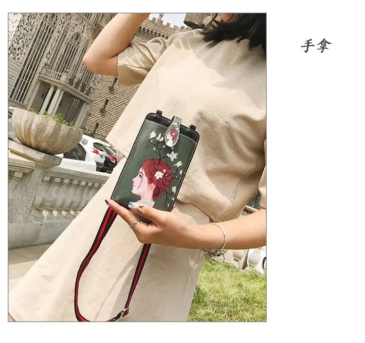 Retro Fox Print Crossbody Bag for Women — feature 15