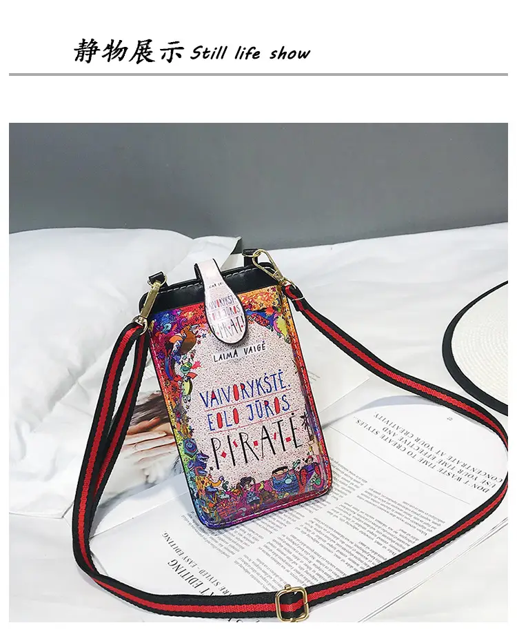 Retro Fox Print Crossbody Bag for Women — feature 16