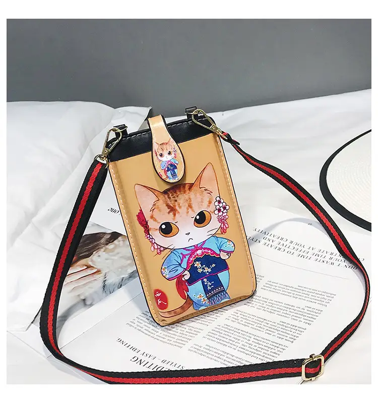 Retro Fox Print Crossbody Bag for Women — feature 19