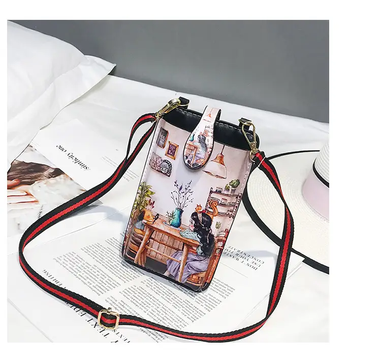 Retro Fox Print Crossbody Bag for Women — feature 21