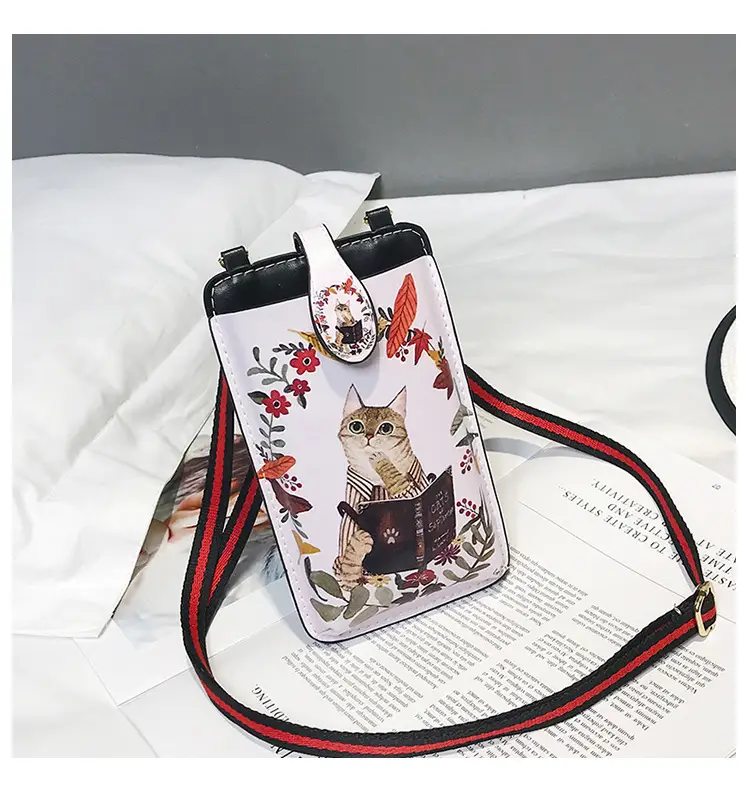 Retro Fox Print Crossbody Bag for Women — feature 22