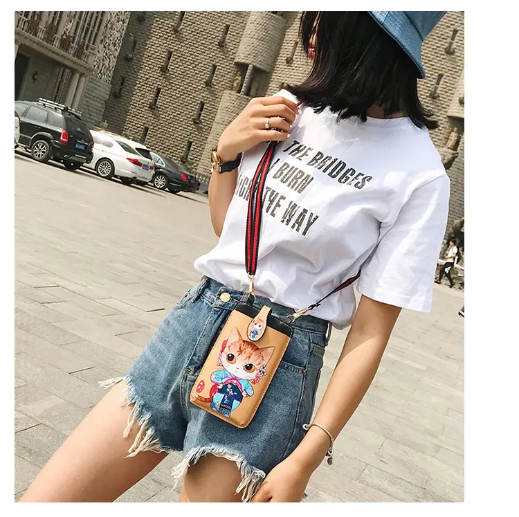 Retro Fox Print Crossbody Bag for Women — feature 28