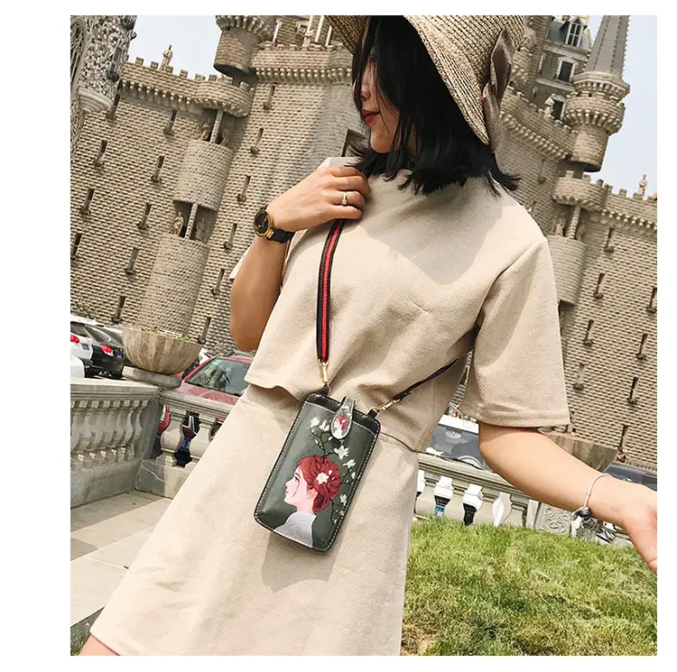 Retro Fox Print Crossbody Bag for Women — feature 30