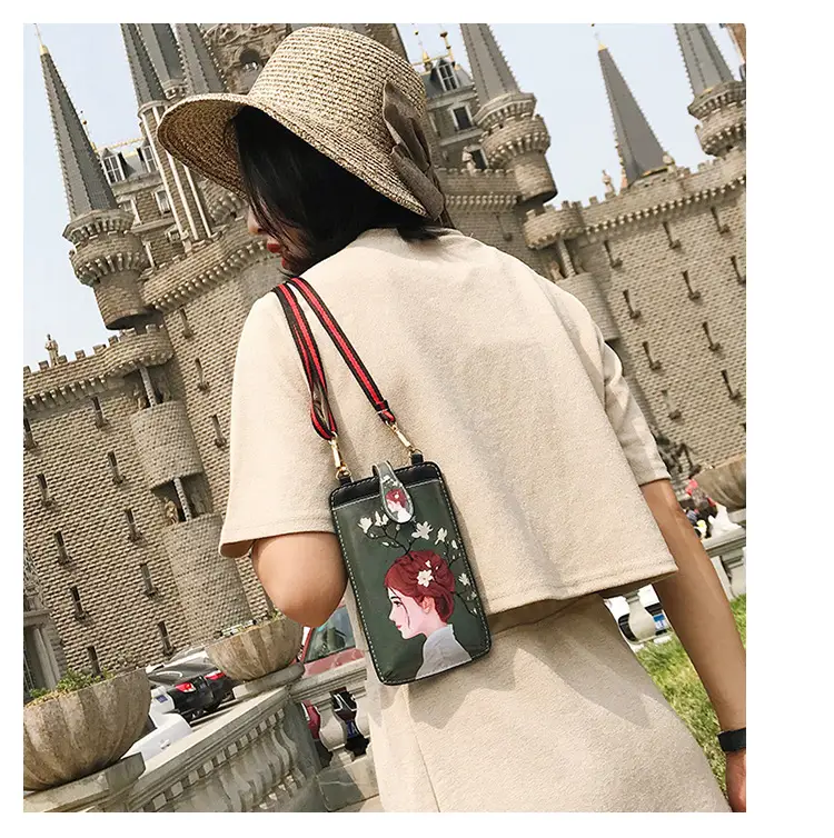 Retro Fox Print Crossbody Bag for Women — feature 31