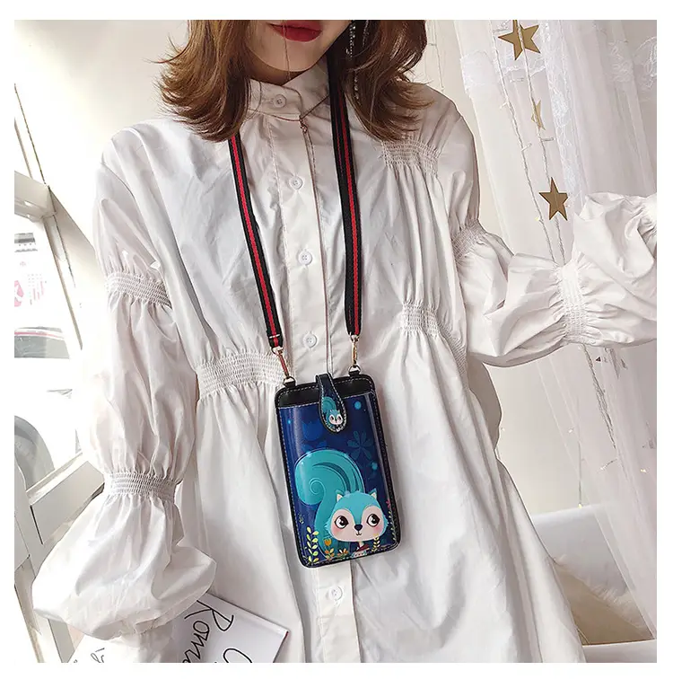 Retro Fox Print Crossbody Bag for Women — feature 5