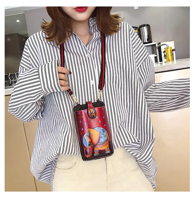 Retro Fox Print Crossbody Bag for Women — feature 6