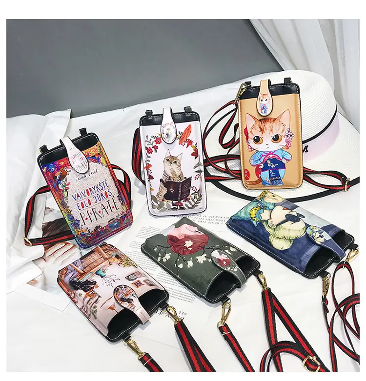Retro Fox Print Crossbody Bag for Women — feature 7