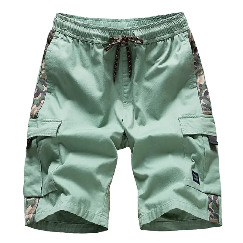 Men Camo Cargo Shorts Large Cotton Casual - Image 7
