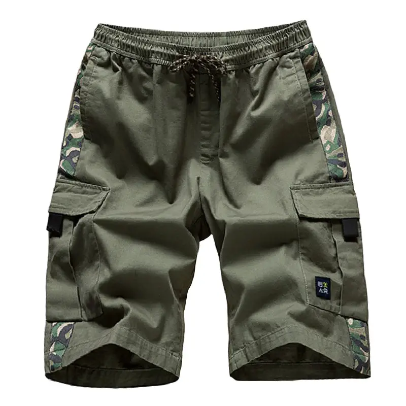 Men Camo Cargo Shorts Large Cotton Casual - Image 9