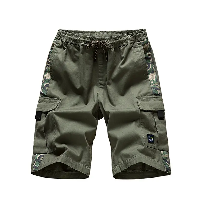 Men Camo Cargo Shorts Large Cotton Casual - Image 2
