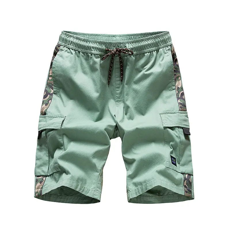 Men Camo Cargo Shorts Large Cotton Casual - Image 4
